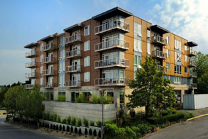 LUNA SOL - Mixed Use (52 apartments + 10,000 sq ft office) in Kirkland, WA